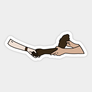 Call me by your name Handshake Sticker